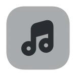 Music Square SVG Icon